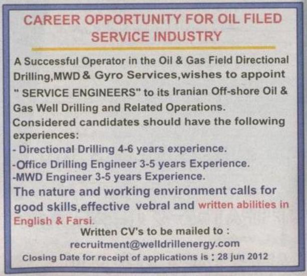 successful operator in the oil & gas field directional